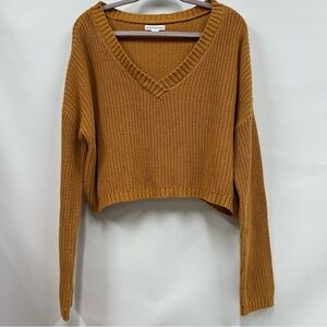 Aeropostale Large Cropped knit Sweater 100% cotton